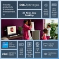 thumbnail image 3 of Dell 27 All-in-One Desktop EC27250 27" FHD Display Intel Core i5-1334U 16GB RAM 512GB NVMe SSD White, 3 of 11