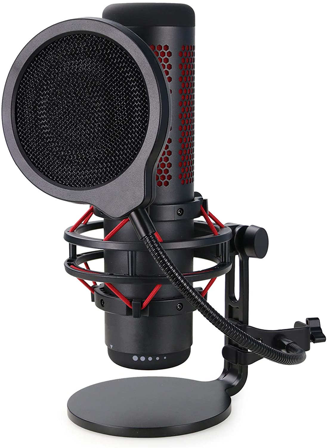 QuadCast Mic Pop Filter - 4 Inch 3 Layers Metal Windscreen Professional Mic  Pop Screen Compatible with HyperX QuadCast S Microphone | Walmart Canada