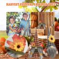 thumbnail image 1 of POINTERTECK 2PCs Harvests Festival Thanksgiving Gift Dwarf Gnome Handmade Home Faceless Doll Decor, 1 of 6