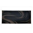 thumbnail image 1 of Mings Mark M1F-SD8181 Tapis d'Extérieur Réversible 8 Pi x 18 Pi à Motif Pivotant, Noir et Brun, 1 of 2