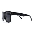 thumbnail image 2 of Polarized Mens Gentlemans Horn Rim Plastic Hipster Sunglasses Shiny Black, 2 of 4