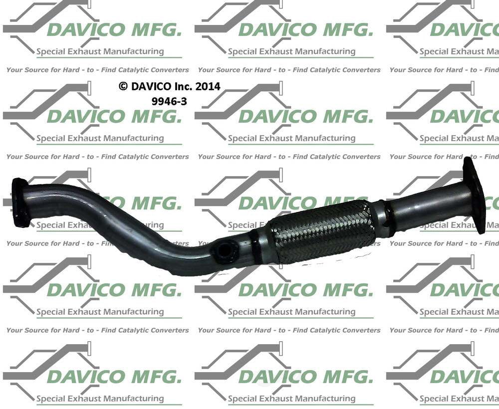 Davico Mfg 329946 Exact-Fit Exhaust Pipe