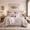Plum Pink, variant on Regency Heights 8-Piece Paisley Comforter Set Shabby Chic Bedding with Bed Skirt and Decor Pillows,Queen,Plum Pink