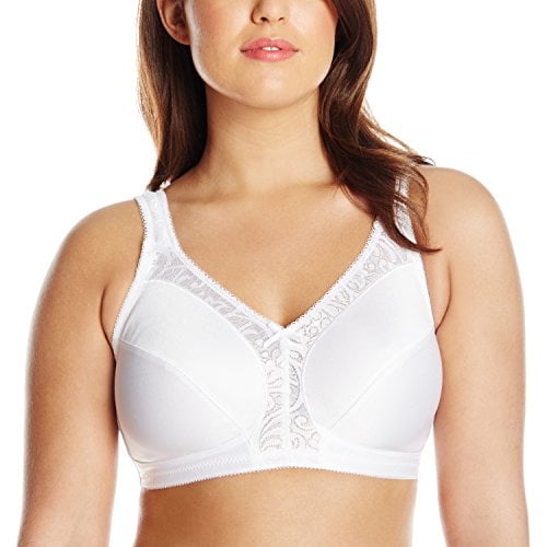 Just My Size Just My Size Comfort Strap® Lace Wirefree Minimizer Bra
