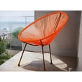 thumbnail image 4 of Multicolour All-Weather Woven Rope Vynil Chair  Indoor &; Outdoor Chair  Lounge Chair, 4 of 6