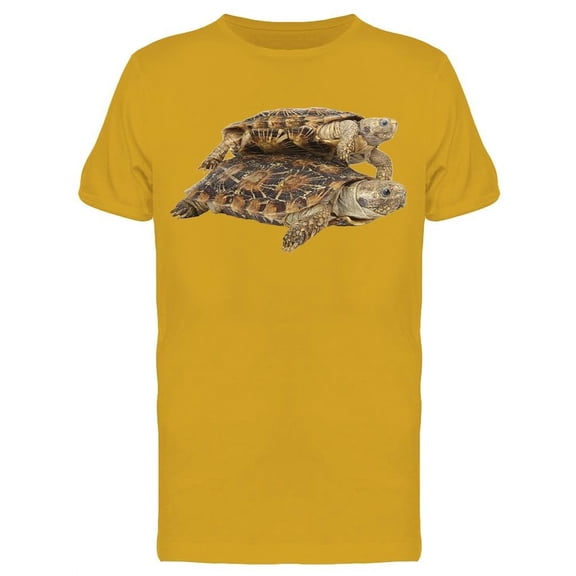 One Turtle Carrying Another T-Shirt Men -Image by Shutterstock, Male Small