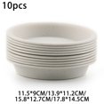 thumbnail image 5 of 10 Pcs Soucoupes Rondes en Pp pour Plantes Succulentes, Plateaux de Jardinière, Fournitures, Déco, 5 of 5