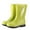Green, variant on XIMIN Women's Rain Shoes Classic Fashion Mid Calf Ladies Water Shoes Non Large Bottom Women Rubber Shoes British Wading Boots