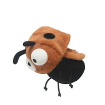 Wizlet 6.7'' Ladybug Stuffed Animal - Brown Insect Plush, Stuffed Toy, Cute Ladybug Toys for Kids, Cuddle Doll, Home Decor E