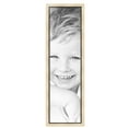thumbnail image 2 of ArtToFrames 12" x 43" Silver with Black Lip Picture Frame, 12x43 inch Multi Wood Poster Frame (WOM-5193),  Pack, 2 of 7