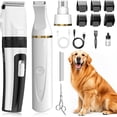 thumbnail image 2 of Dog Hair Clippers for Grooming Kit and Dog Paw Trimmer Nail Grinder for Grooming, Low Noise Rechargeable Cordless, Shaver Grooming Supplies for Pet Cats Dogs, 2 of 6