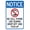 Warning Sign 6, variant on Por Favor NO Sign – 8x12 Inch RustFree Aluminum,HighVisibility Spanish Language Laundry Room Rules Warning Sign,UV Protected & Weatherproof for Business or Home Use Management Not Responsible
