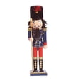 thumbnail image 2 of Adornos navideños de Cascanueces de 30 cm, figuras de Cascanueces de madera marioneta de estilo 3 perfke marioneta soldado cascanueces, 2 of 7