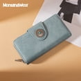 thumbnail image 7 of Montana West Purses for Women RFID Blocking Wallet Large Capacity Phone Clutch Wallet Ladies Western Bifold Wallet Wallets for Women Leather Wallet with Card Holder, Jean, 7 of 7