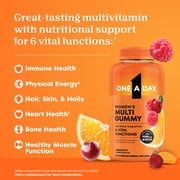 One A Day Womens Multivitamin Gummy with 1000mcg Biotin, for Hair, Skin & Nails, 80 Count