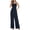 🔥 Dark Blue, variant on Sentmoon Summer Outfits for Women 2026 Date Night Rompers Sleeveless Square Neck Solid Color Regular Fit Jumpsuit Women for Travel and Leggings Outfit