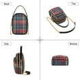 thumbnail image 3 of FORMRS Crossbody Bag for Women Shoulder Cell Phone Purse with Zipper, Warm Tartan Mosaic, 3 of 7