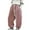 Pink, variant on SROBPTY Teen Boys Girls Pants Solid Elastic Waist Thermal Trousers