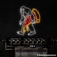 thumbnail image 4 of Glowneon Bigfoot Pizza Neon Sign, Pizza Led Sign, Restaurant Decor, Pizza Shop Sign, Kitchen Art, 4 of 5
