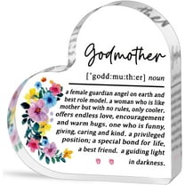 Godmother Gifts From Godchild Birthday Christmas Gifts For Godmom Best Ever Godmother Definition Decorative Signs & Plaques