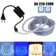 thumbnail image 2 of Tira de luces LED de 220 V, resistente al agua IP67, letrero de neón, luz LED para decoración de fiestas navideñas, cuerda de luces con tubo de arcoíris para exteriores, 2 of 5