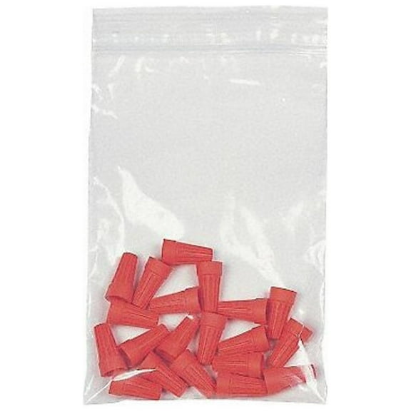 Manufacturer Varies Reclosable Poly Bag,Zip Seal,PK1000 5CND9