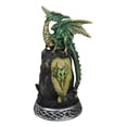 thumbnail image 5 of Ebros Green Dragon with LED Light On Crystal Mountain 7.5 Inches Tall Collection, 5 of 9