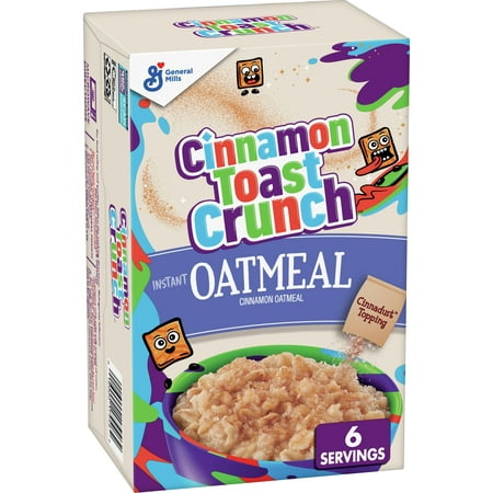 Cinnamon Toast Crunch Instant Oatmeal, 6 ct, 8.8 oz