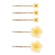 thumbnail image 1 of KAKOWELY 5 pinzas para el pelo con flores, pinzas para el pelo de novia, pasadores para el pelo, accesorios florales para el pelo., 1 of 4