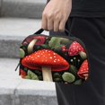 thumbnail image 2 of Mushroom Waterproof Oxford Fabric Charger Case with Charger Pouch, Cable Organizer, and Cord & Cable Organizer- Digital Travel Bag- 5.9x9.44x3.14 in, 2 of 6