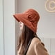 thumbnail image 3 of Sombrero de sol plegable para mujer, visera de ala ancha de algodón con lazo, para verano, playa, viajes, UPF UV, 3 of 5