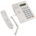 thumbnail image 2 of DEWIN KX T8206 Téléphone de Bureau Anglais Système Double DTMFFSK avec Écran LCD (Blanc), 2 of 13