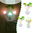 thumbnail image 4 of LED Wall Night Light Mushroom Plants Style Sensor Lamp For Kids Sleeping W7J6, 4 of 6
