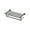 Matte Black, variant on Gatco Latitude II 18" Towel Rack, Chrome