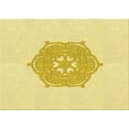 thumbnail image 1 of Ahgly Company Indoor Rectangle Patterned Sun Yellow Area Rugs, 7' x 9', 1 of 6