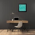 thumbnail image 4 of Charron, Veronique 20x20 Black Modern Framed Museum Art Print Titled - Good Vibes Pattern IIIA, 4 of 5