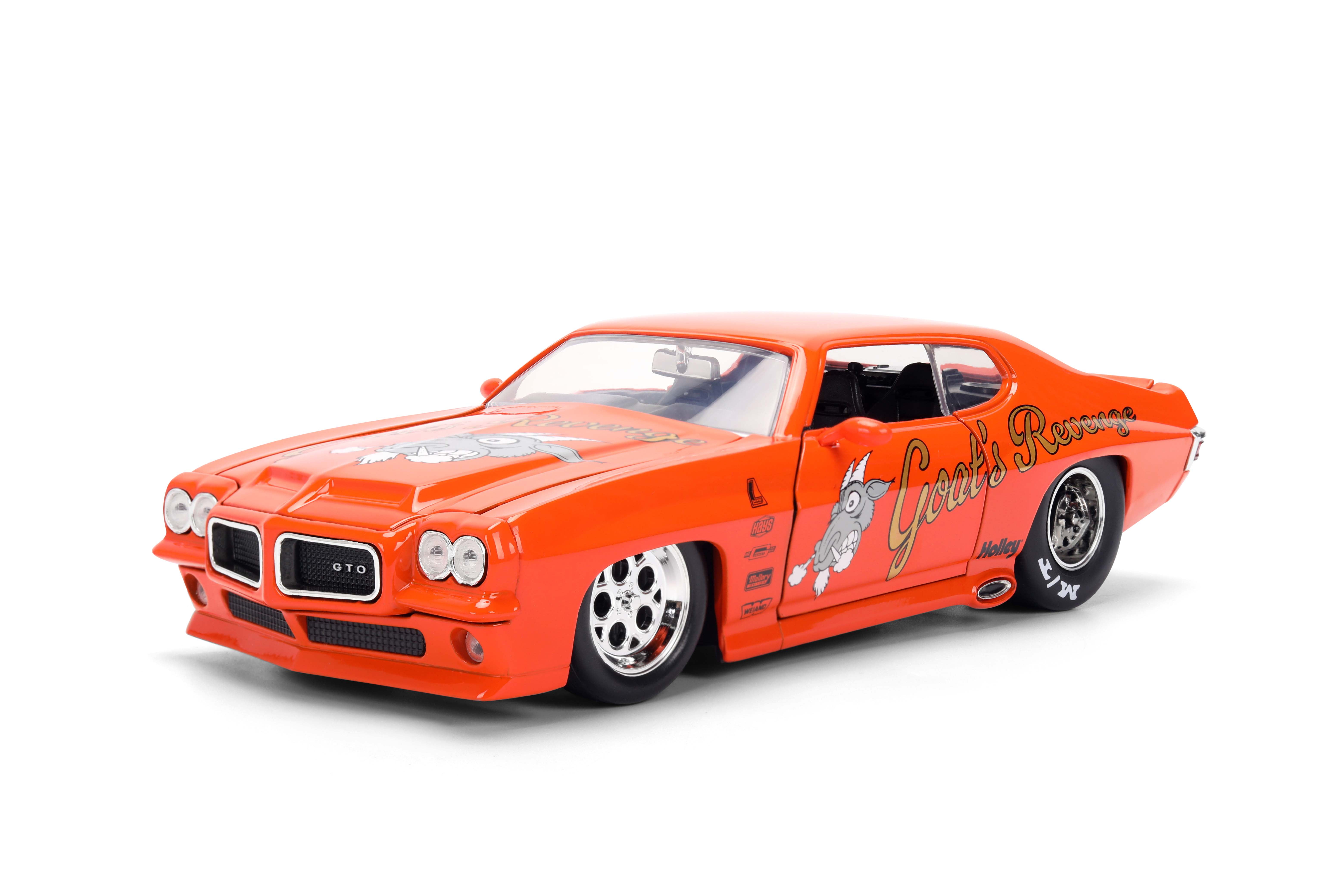 ミニカー s2020 MUSCLE MACHINES 1/24 SCALE 1971 Jada Toys BIGTIME MUSCLE 1:24 1971 Pontiac GTO Die-cast Car