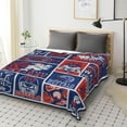 thumbnail image 3 of Buffalo Football Style Blanket Super Cozy Flannel Throw Blanket City Football Blankets for Sofa Bed Couch Living Room Gifts 62" x 52", 3 of 6