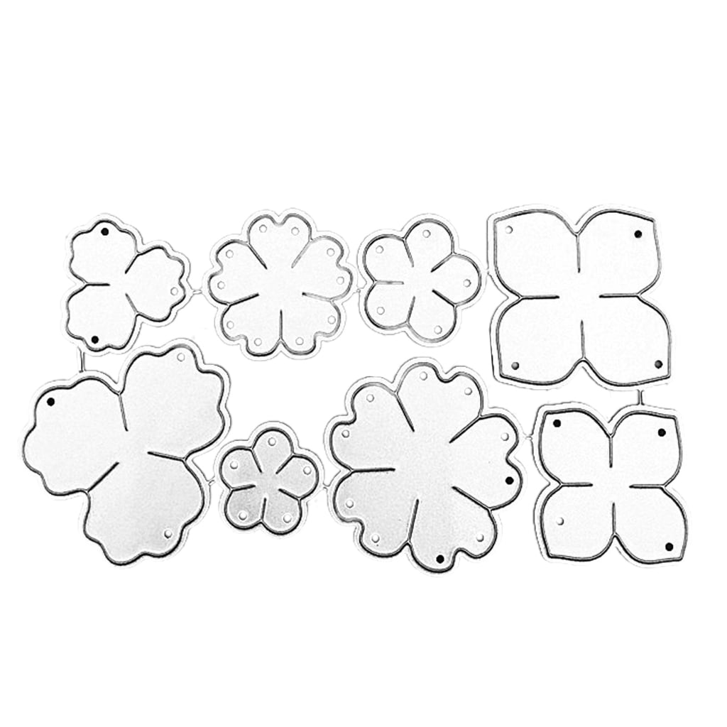 Flower Cutting Dies Floral Embossing Die Cuts Templates for Card Making