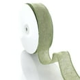 thumbnail image 2 of Ribbon Traditions 1.5" Wired Burlap Ribbon 577 Sage Green 10 Yards, 2 of 3