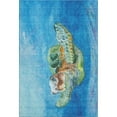thumbnail image 2 of Addison Rugs Mayfield Washable Coastal Turtle Ocean Rectangle Rug, 10' x 14', 2 of 6