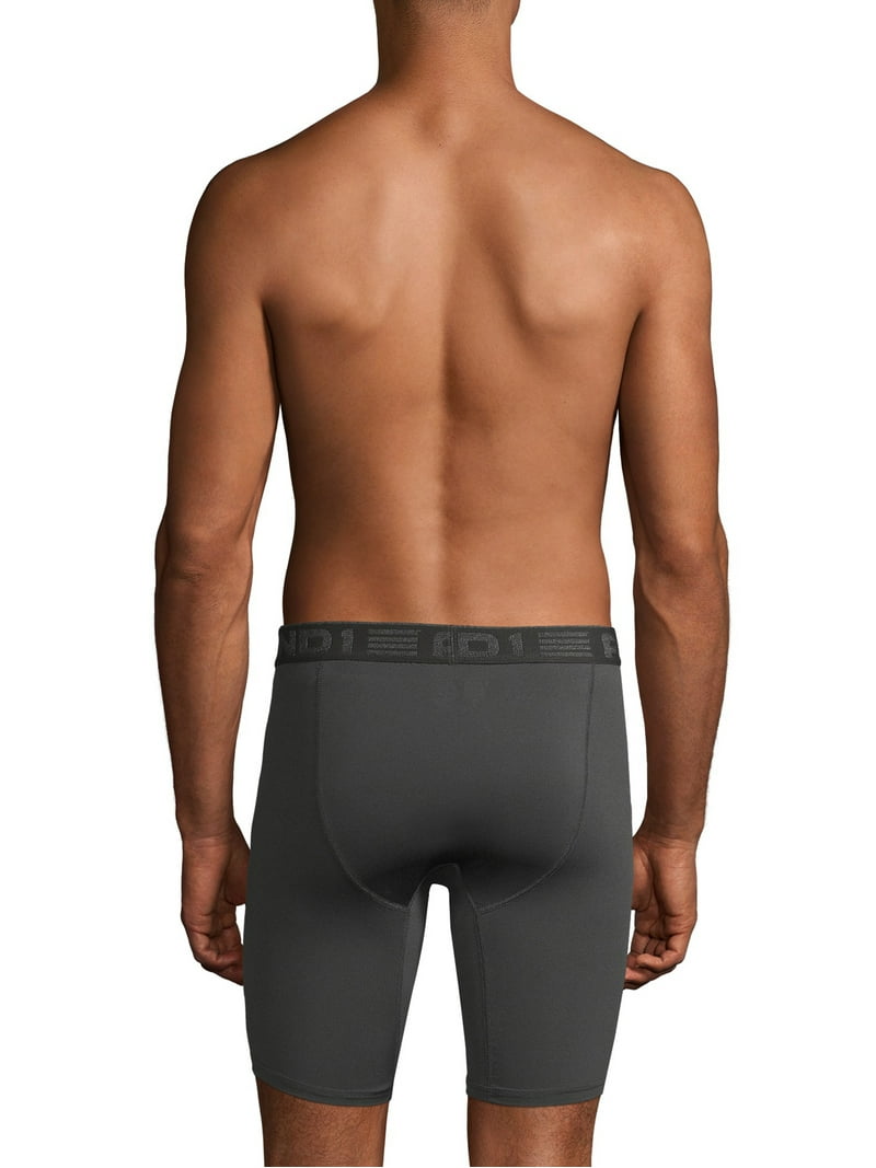 AND1 Men's Underwear Pro Platinum Long Leg Boxer Briefs, 9