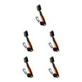 thumbnail image 1 of Guardoinrt Stainless Steel Golf Club Brush Ergonomic Handheld Replacement Solid Color Telescopic Ball Shoe Brushes Cleaning Tool Orange Lidless 5Set, 1 of 6