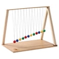 thumbnail image 3 of Cradle Balance Balls Single Pendulum Wave Device Brain Teaser Collectibles Herramienta de aprendizaje de física para regalo de cumpleaños, 3 of 9