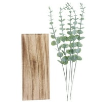 Wooden Wall Planter Indoor Plants Mounted Vase Office Brown