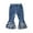 Blue, variant on GERsome Toddler Baby Girl Flared Jeans Ripped Trousers Bell-Bottom Denim Pants