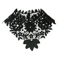 thumbnail image 1 of Collar falso para mujer, cuello falso desmontable, para niñas, ideal para disfraces de boda. Negro, 1 of 6