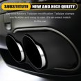 thumbnail image 4 of Car Matte Carbon Fiber Exhaust Tip 63-89MM Universal Car Exhaust Pipe Modification Tail Throat Clip-on Tail Pipe, 4 of 5