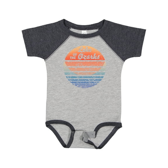 Inktastic Lake of the Ozarks Distressed Retro Sunset Boys or Girls Baby Bodysuit