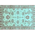 thumbnail image 1 of Ahgly Company Indoor Rectangle Oriental Light Blue Traditional Area Rugs, 8' x 12', 1 of 4